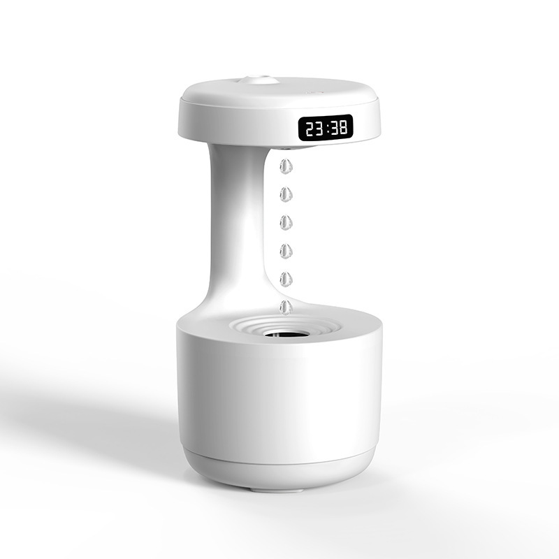 Illusive Anti-Gravity Humidifier with Clock - Image 2