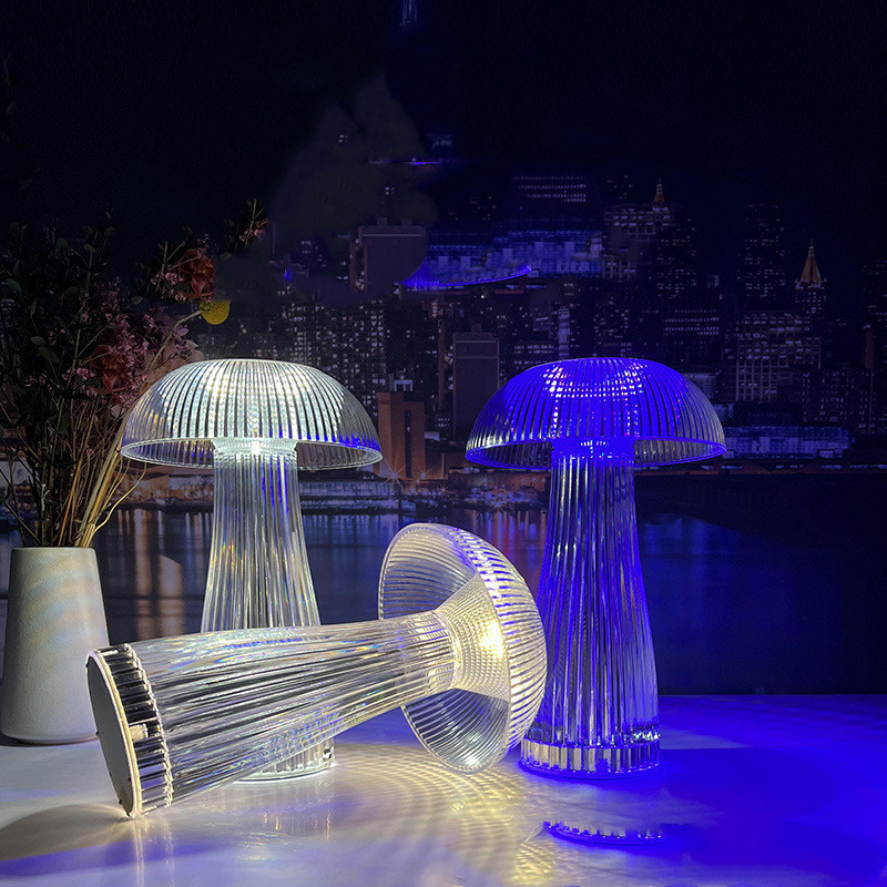 Creative Mushroom Table Lamp Diamond Crystal